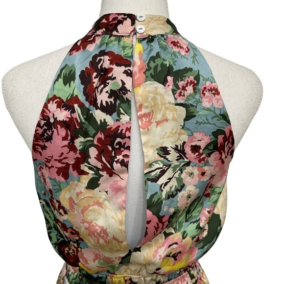 Lost + Wander Anthropologie Tea Party Maxi Dress Sleeveless Floral SZ Small EUC - Picture 10 of 12